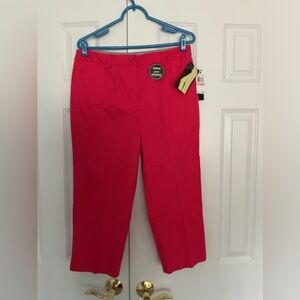 NWT Size 10 Counterparts Rose Color Capri